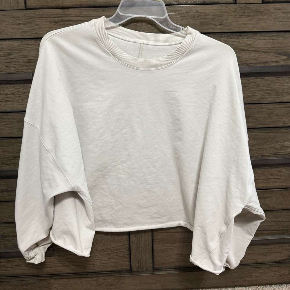lululemon Cream Sweatshirt